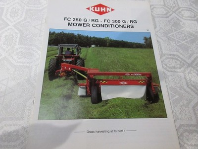 Kuhn FC 250G, FC 300G Mower Conditioners Sales Brochure 8 Page