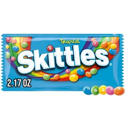 Tropical Skittles Flavor 6Packs 2.17oz each