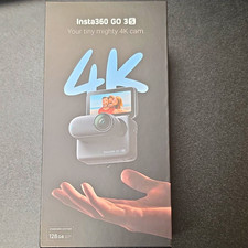 Insta360 GO 3S 4K Action Camera 128GB Black with Quick Reader and storage case
