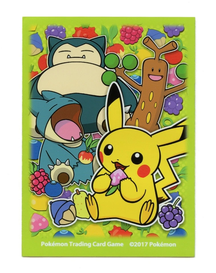 Rare 2017 Pikachu Berries & Friends Individual Card Sleeve Pokemon Japan Orig. - Image 3 of 3