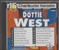 DOTTIE WEST Chartbuster Karaoke 15 Songs CD  G