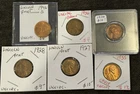 Uncirculated Lincoln Wheat Cent Lot (6 Coins) 1916–1937 Better Early Dates