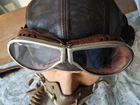 WW2 BRITISH ARMY TANK GOGGLES DISPATCH RIDER MILITARY CLEAR LENSES PILOT SAS