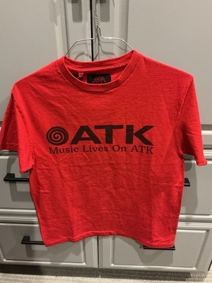Gallery Dept. ATK  Music Lives On  Graphic T-Shirt Red NWT Rare Design