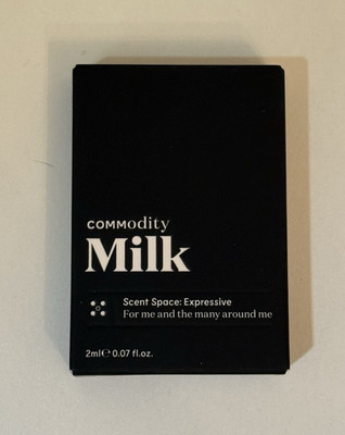 NEW NIB Commodity Milk Expressive Eau de Parfum Spray 2ml / .07fl oz