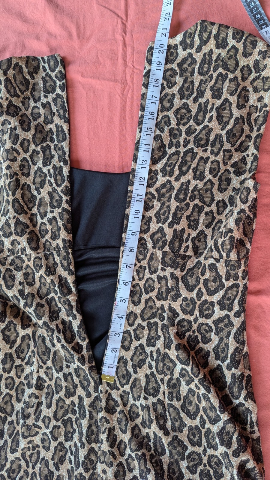 Cache Leopard Print Stretch Dress US Size L - image 17