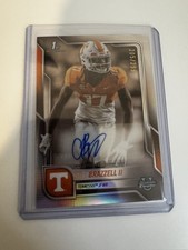 Chris Brazzell II Auto Refractor /299 2025 Bowman Chrome U 1st Tennessee Vols