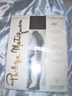 Philippe Matignon Dorella semi blickdichte Glanz Strumpfhose Gr. 2 cappucio 40DE