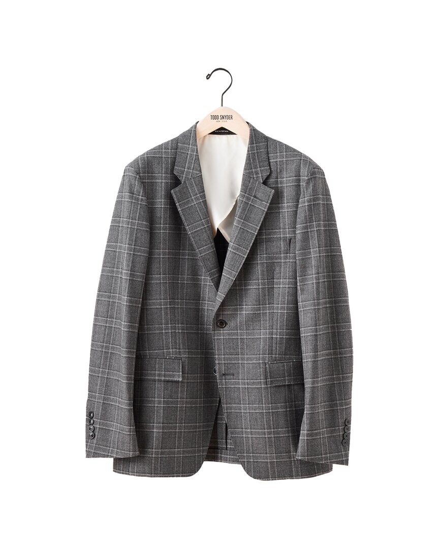 Пиджак мужской из полушерстяной ткани Todd Snyder 38R 18790₽