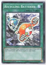 Recycling Batteries (Shatterfoil) 1st Ed Rare BP 3: Monster League BP03-EN158 LP