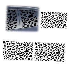 2PCS Cheetah Car Rear Quarter Window Sticker Decal, Waterproof Vinyl Leopard