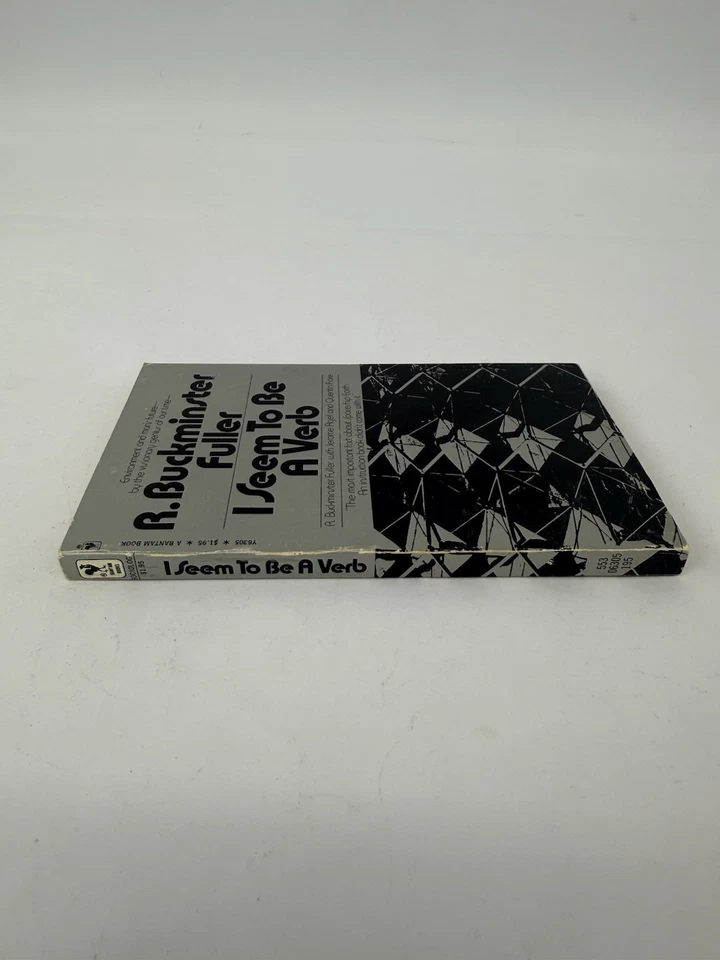 Vintage 1970 “I Seem to Be a Verb” by R Buckminster Fuller Bantam Books - Image 4 of 4