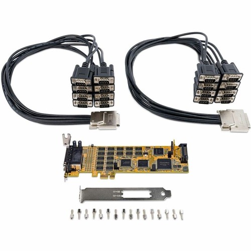 StarTech 16 Port PCI Express Serial Card - Low-Profile - High-Speed PCIe Serial - Picture 6 of 8