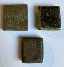 Trois poids monétaires pour l’écu d’or à la couronne Charles VI et VII
