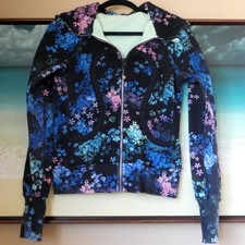 Lululemon Scuba Hoodie Stretch, Petal Pop Multi /Fresh Teal, Size 6, EUC w/Tag