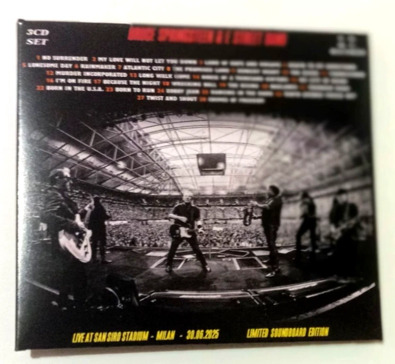 BRUCE SPRINGSTEEN - Live at San Siro MILAN 30/06/2025 - 3 CD SET - SOUNDBOARD - - Image 2 of 4