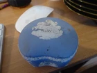 Collectors Wedgwood blue jasper lidded trinket pot