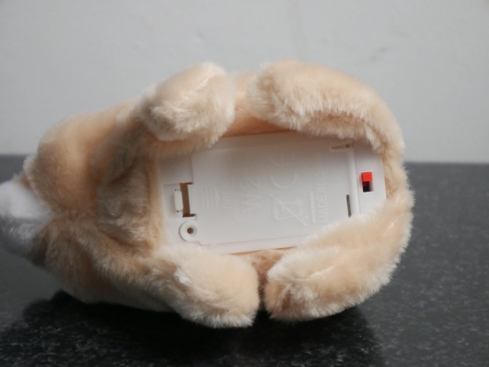 Electronic Plush Bunny, Rabbit, Squeaking Walking Wagging, Moving Pet ...