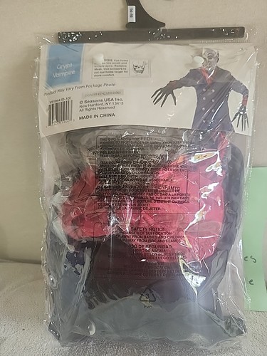 Halloween Crypt Vampire Costume Size XL New Costume - Picture 4 of 5