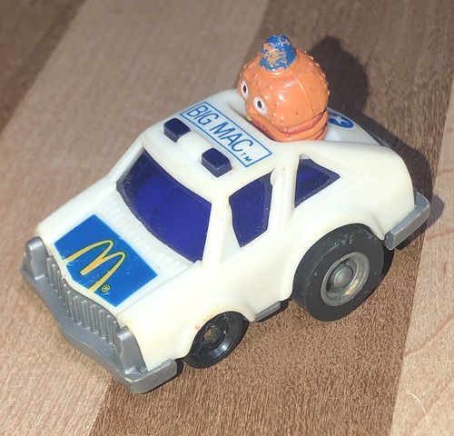1984 McDonalds ERTL Fast Macs Auto Big Mac Pull Back Car Happy Meal Toy - Picture 3 of 9