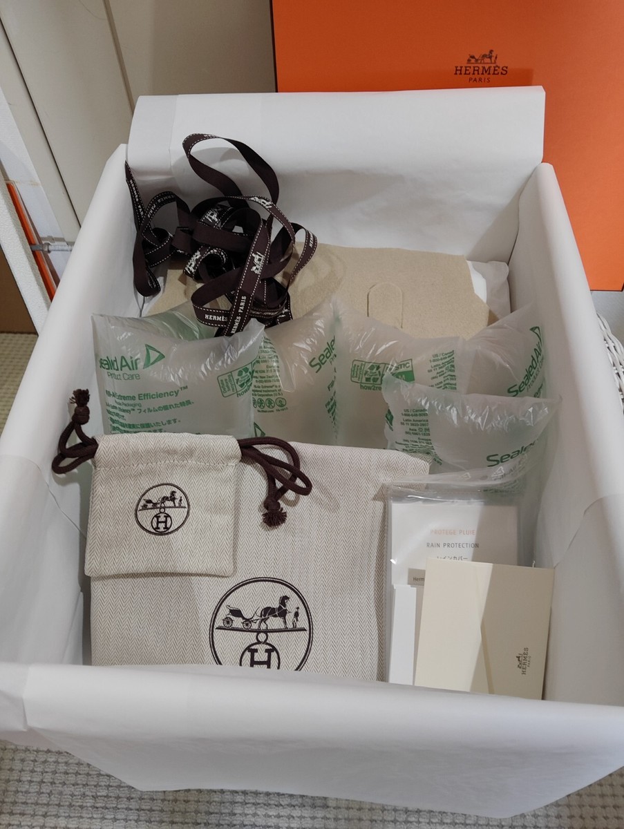 Hermes Orange Empty Gift Box Birkin 30 39×32×18.5cm full set