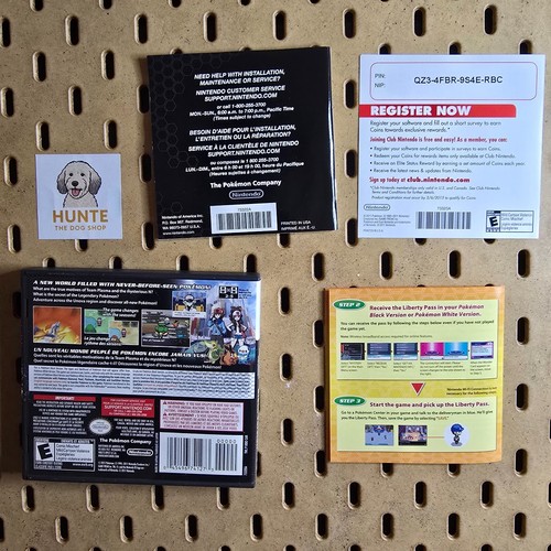 Pokemon Black DS Case + Manual + Inserts Only (**NO GAME**) - Picture 7 of 7