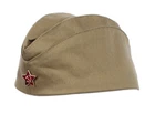 Genuine Russian Soviet USSR Red Army WW2 Military Uniform Pilotka Hat Cap Badge