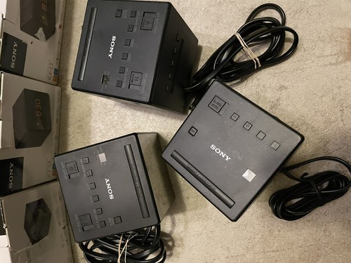 LOT 8 Sony ICF-C1T ICF-C1 Desktop Alarm Clock AM FM Radio Black Automatic SetUP - Picture 7 of 8