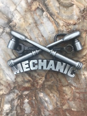 Gürtelschnalle MECHANIKER Handwerker Schlosser Schrauber in 3D Buckle 144