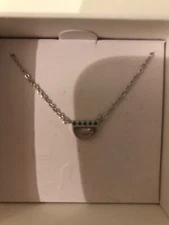 Chloe + Isabel Bijoux Emerald Pave Necklace
