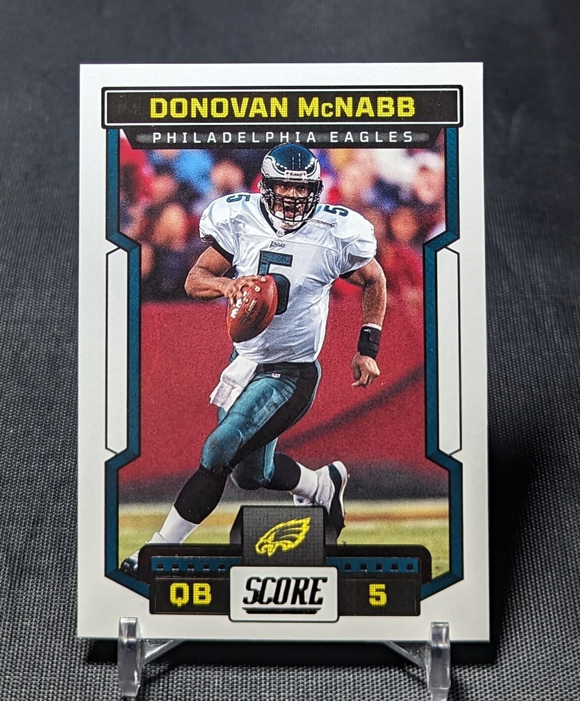 Donovan McNabb 2023 Panini Score Football Card Base #252 Philadelphia Eagles