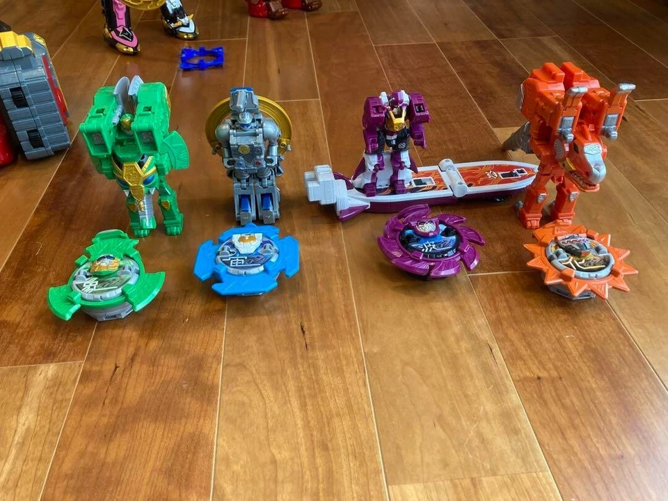 POWER RANGERS Ninja Acero NINNER DX Gekiatsu DaiOh Bison King Set BANDAI Foto 3 de 4