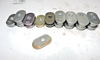 (17) assorted A-Frame slugs 3/8 straight hole various offsets NASCAR ...