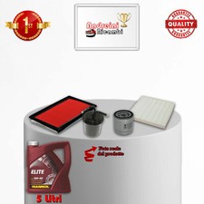 KIT TAGLIANDO 4 FILTRI E OLIO PER SUBARU FORESTER II 2.0 92KW 125CV DAL 2002 ->