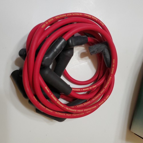 Ultra Spark Double Silicone Spark Plug Wires #4137 Red Straight 6 Plus Coil Wire - Bild 11 von 19
