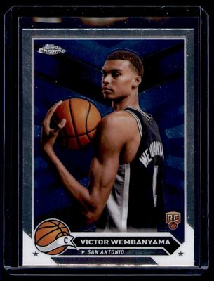 2023-24 Topps Chrome #1 Victor Wembanyama Spurs Rookie RC | eBay