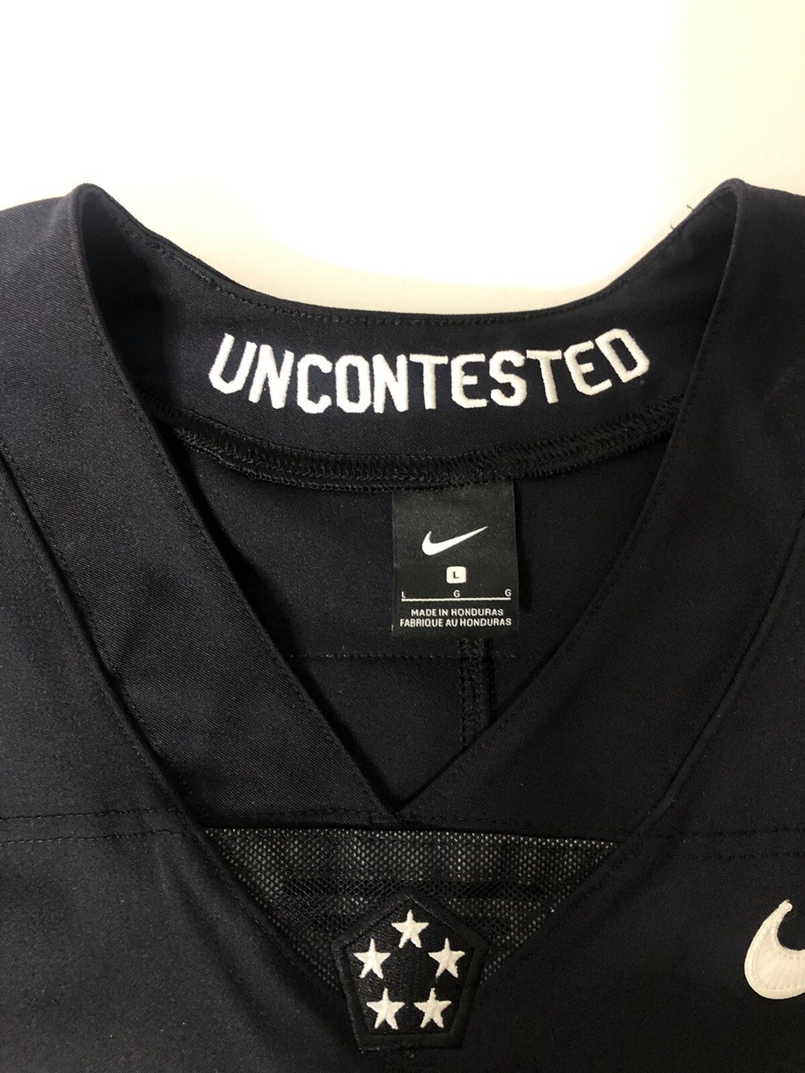 Nike Vapor Pro Hazard #35 Football Jersey Men's Large Black