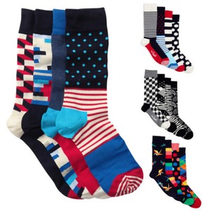Happy-Socks-Men-039-s-4-Pack-Gift-Set