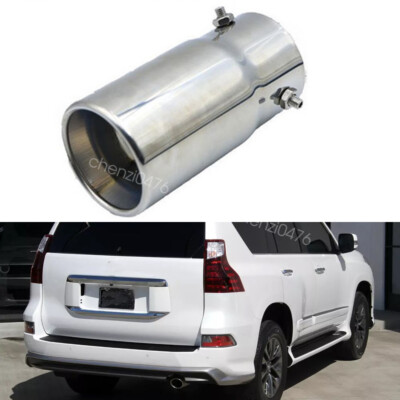 Car Exhaust Pipe Tip Rear Tail Muffler Stainless 1.5 to 2.7'' For Lexus GX400 460