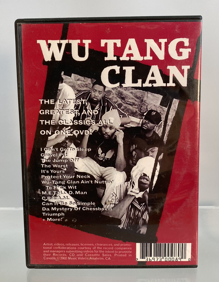 Wu Tang Clan Latest Greatest Music Videos On DVD 2002 Make