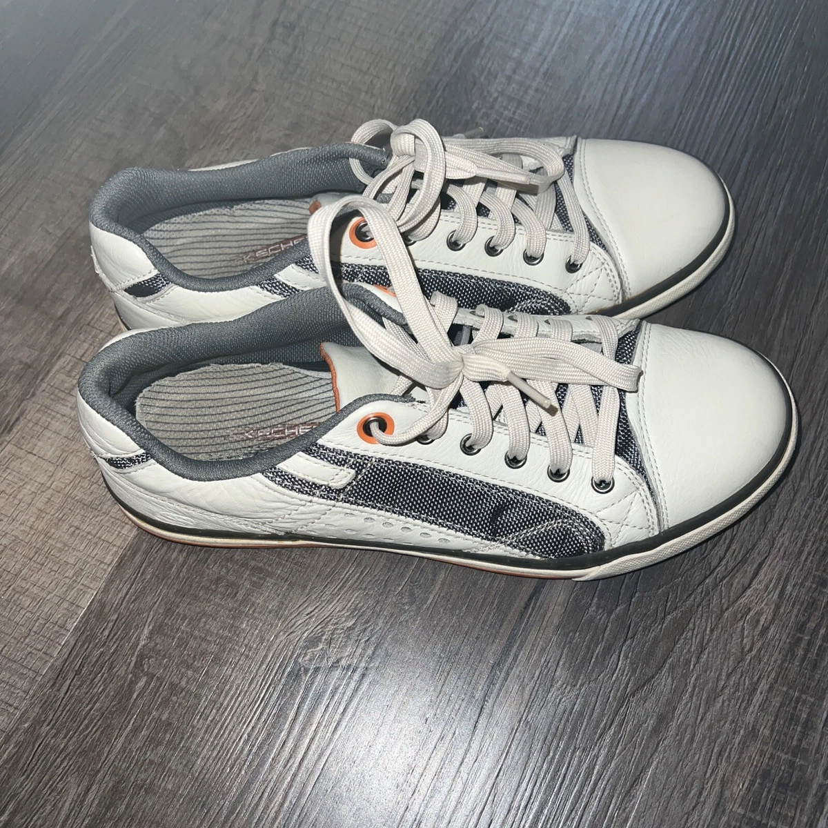 Skechers memory foam homme beige deals