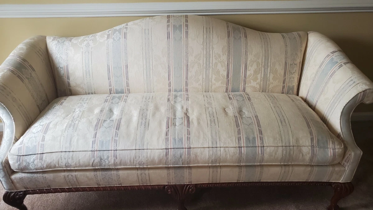 HICKORY CHAIR SOFA Chippendale Ball Claw Carved Feet Custom