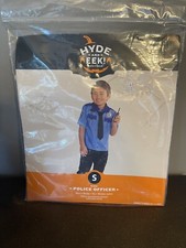 Hyde And Eek Police Officer Kids Costume Small 4-6 New In Bag