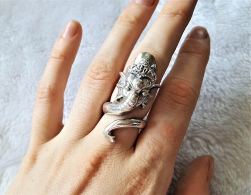Ganesh 925 Sterling Silver Elephant 
