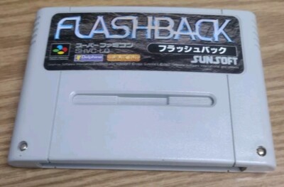 FLASHBACK / FLASHBACK SFC NINTENDO SUPER FAMICO JAPAN IMPOR US SELLER