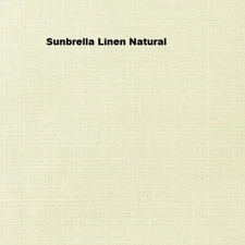 Sunbrella Linen Natural 8304-0000,Indoor/Outdoor Fabric by the yard, 54" wide