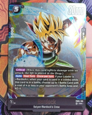 Bardock FB05-106 SS Tournament Promo Prize Dragon Ball Card Fusion