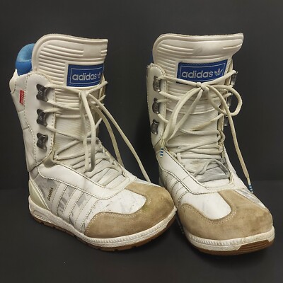 Addidas Samba Snowboardschuhe Kinder 4,5 US 6 weiß guter Zustand