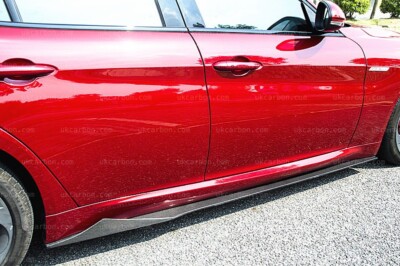 Alfa Romeo Giulia Seitenschweller Kohlefaser Kit Fin Extension Body Kit von UKCarbon