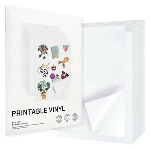 Klebefolien 216x280mm Inkjet Tintenstrahldrucker Bedruckbare Etiketen Wetterfest